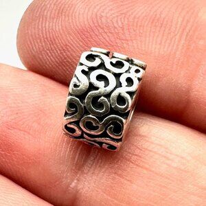 Pandora Swirl Serpentine Clip Charm 925 ALE Sterling Silver